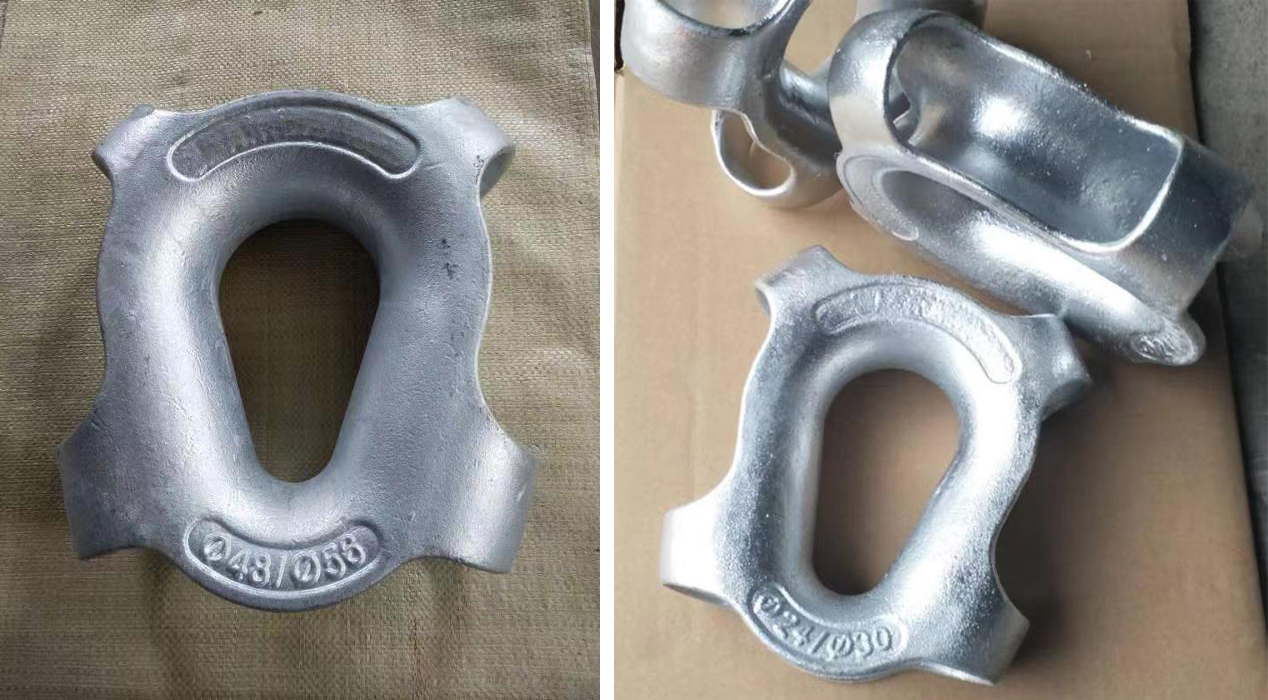 Synthetic Rope Thimble/HDG Semi Enclosed Thimbles/Hawser Thimble Waysail